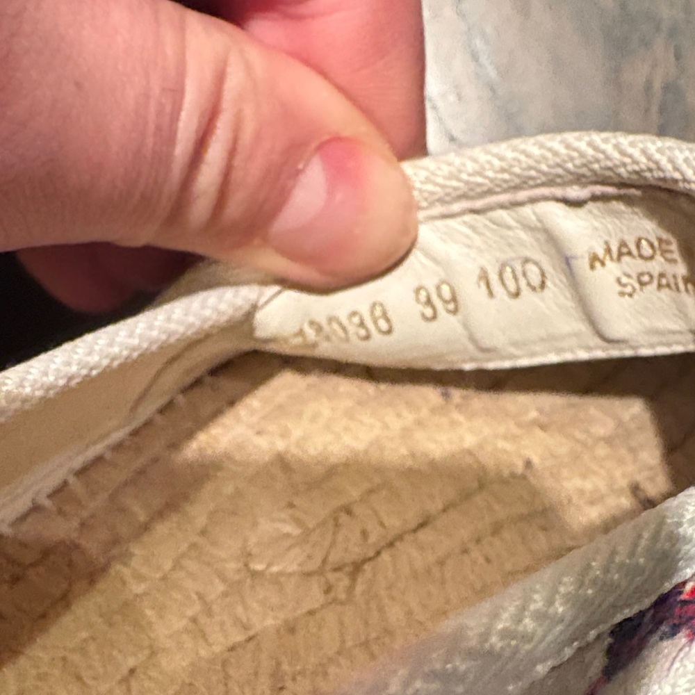 Gucci l’aveugle par amour Beige and Multicolor rainbow 39  Espadrilles Spain 9 - Picture 8 of 12